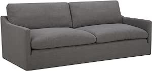 Amazon Brand – Stone & Beam Rustin Contemporary Deep-Seated Sofa Couch, 89"W, Grey