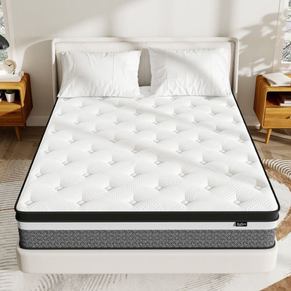 Gel Memory Foam Hybrid Mattress spring King in a Box 12 in